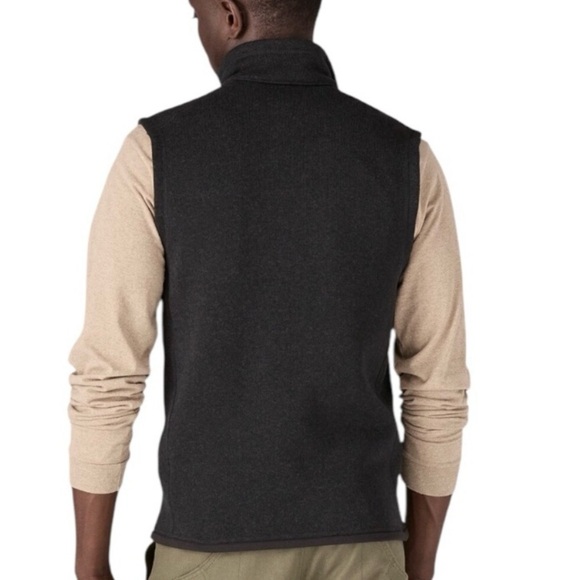 Patagonia Mens Better Sweater Black Fleece Vest Size Medium - Picture 3 of 16